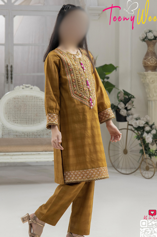 SE-246 - Kids Khaddar Embroidered 2pc