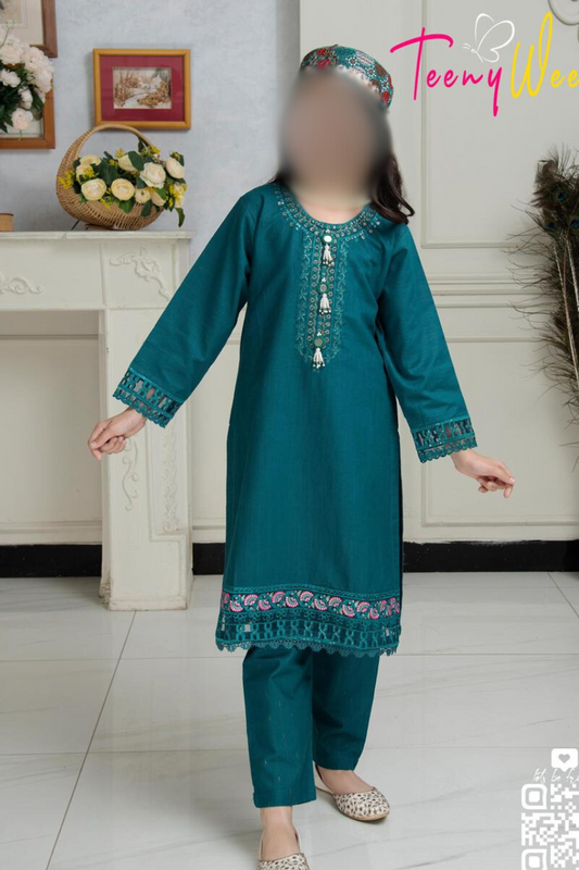 SE-243 - Kids Khaddar Embroidered 2pc