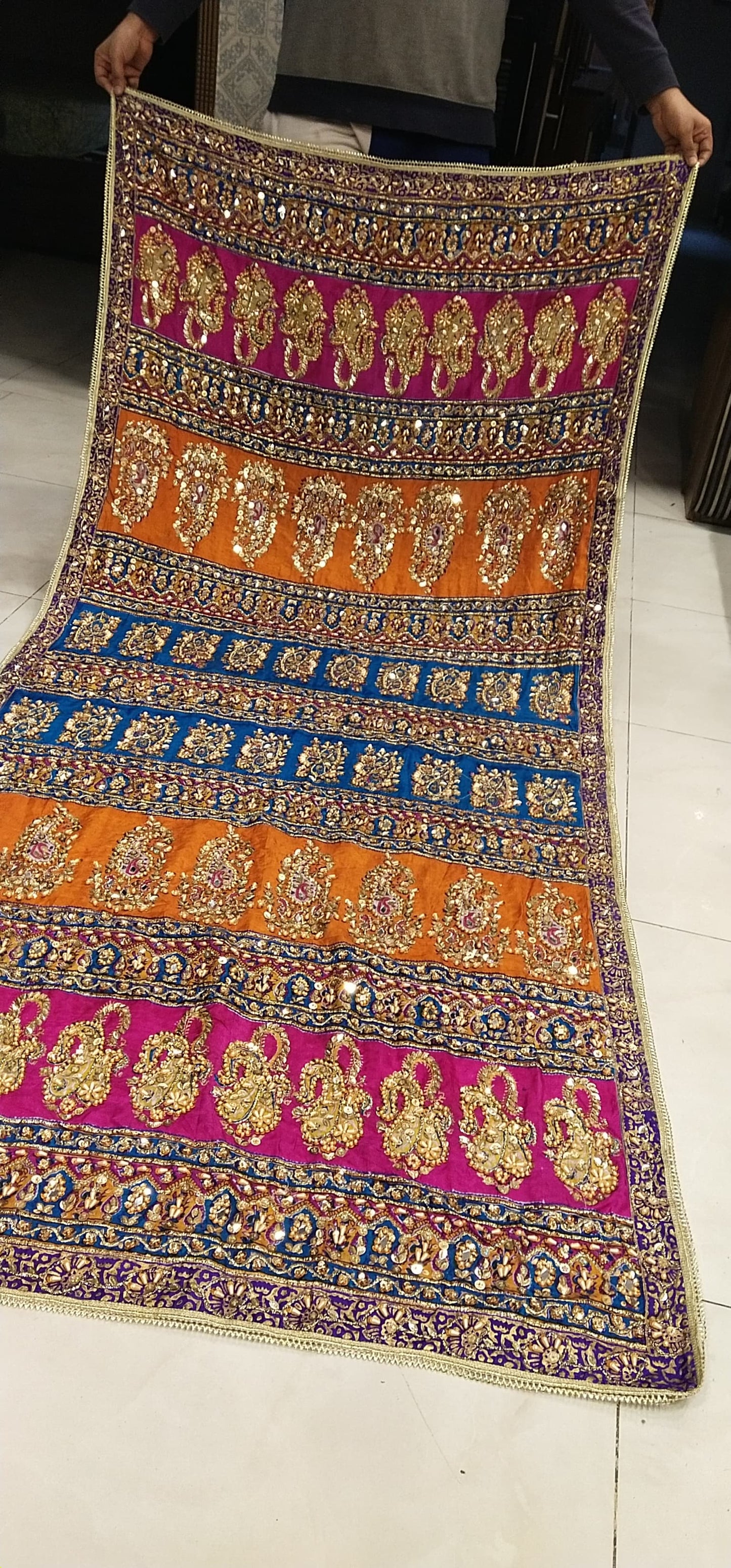 UL-21 - Printed Zariwork Shawls